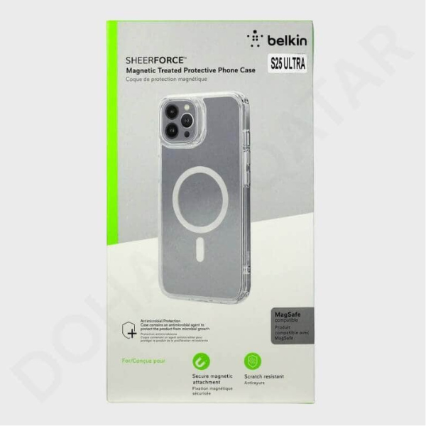 Coque Belkin SheerForce MagSafe  – Protection Premium et Design Transparent