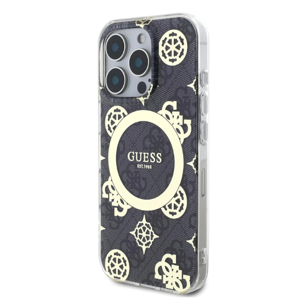 Coque iPhone 16 Pro Max Guess MagSafe – Design Peony Élégant & Protection