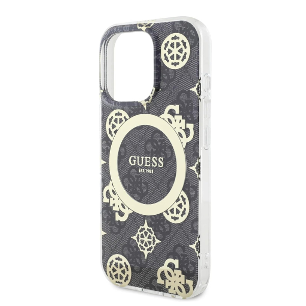 Coque iPhone 16 Pro Max Guess MagSafe – Design Peony Élégant & Protection