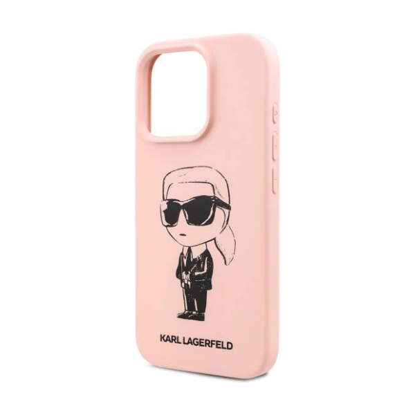 Coque Karl Lagerfeld Pour iPhone 16 Pro En Silicone Rigide + TPU – élégance et protection