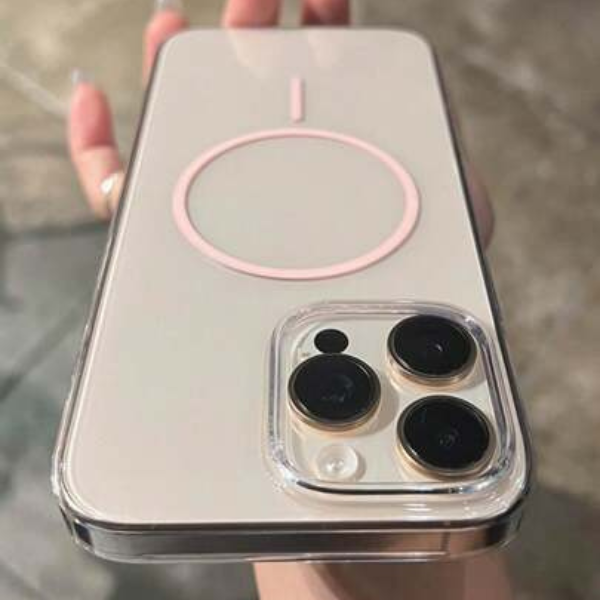 Coque Transparente Magnétique Compatible Pour Iphone – Recharge sans Fil, Protection Anti-choc