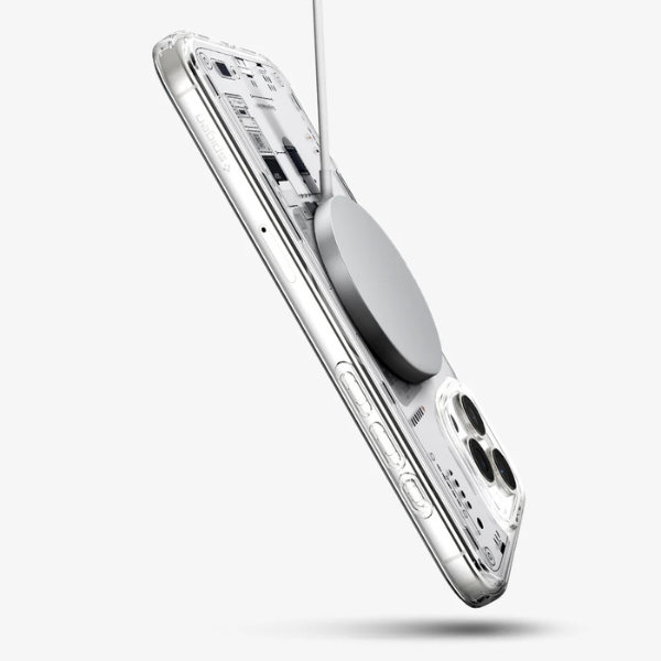 Coque Hybrid Shockproof avec MagSafe pour  Series 16 – Design Transparent Mat