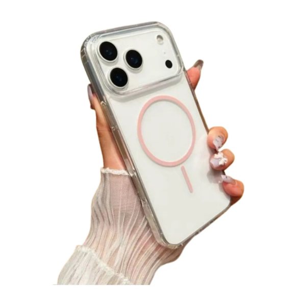 Coque Transparente Magnétique Compatible Pour Serie 17 – Recharge sans Fil, Protection Anti-choc