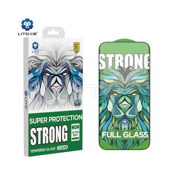 LITO Super Strong Edge Clair Pour IPhone 16 Pro Max – Verre trempé écran de confidentialité