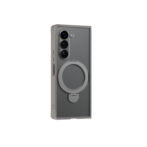 Galaxy Z Fold Case – 360° Invisible Rotating Stand + Wireless-Charging Compatible