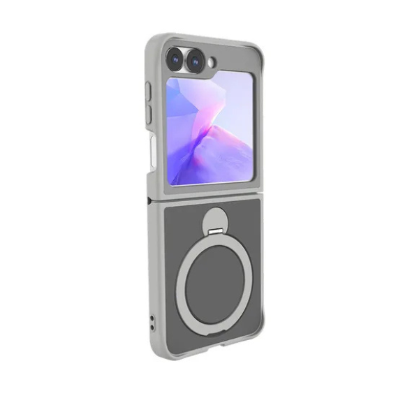 Étui magnétique 360 ° pour Galaxy Z Flip 7 – Anneau support rotatif