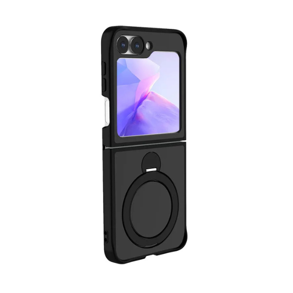 Étui magnétique 360 ° pour Galaxy Z Flip 7 – Anneau support rotatif