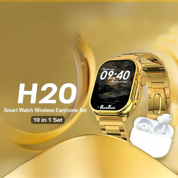 Pack H20 (10 en 1) Smartwatch — montre connectée + accessoires dans un coffret complet