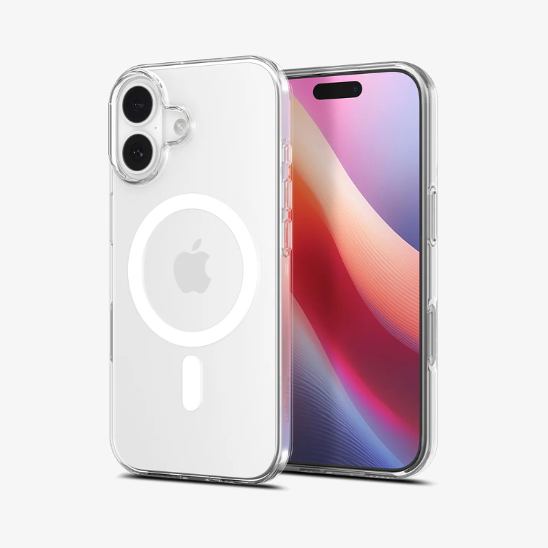 Coque Spigen Crystal Flex MagFit pour iPhone 17   — Transparente & Protection élevée