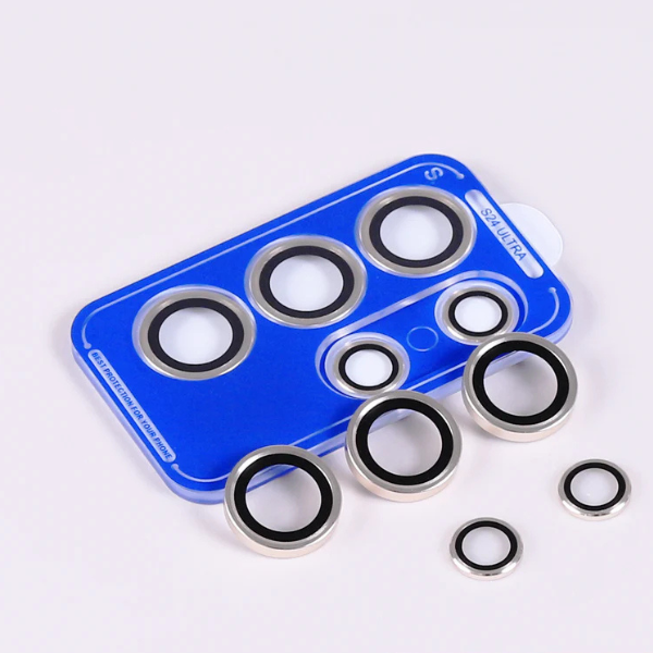 Protection Anneau Verre Appareil Photo 9H Pour Galaxy S25 Ultra - Silver