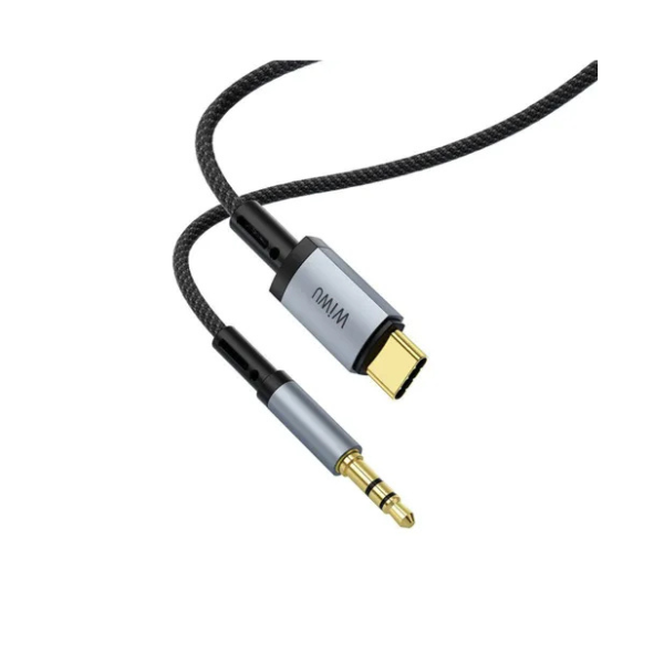 Câble Audio Haute-Fidélité WiWU Legend Audio Series KS-L048T – USB-C vers Jack 3,5 mm • 1,5 m