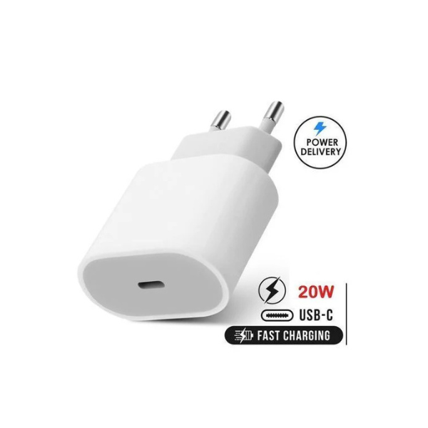 Adaptateur secteur USB-C Apple 20 W – Charge rapide universelle