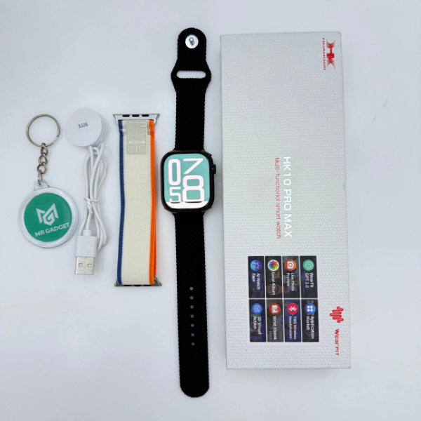 Montre Connectée HK10 Pro Max Series 10 – Écran Super AMOLED 90Hz