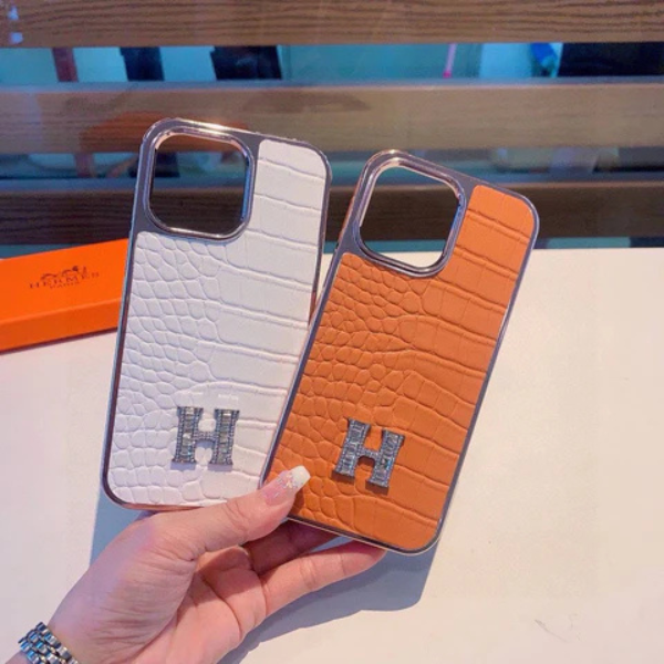 Coque Hermes Pour iPhone Style iconique, élégance affirmée