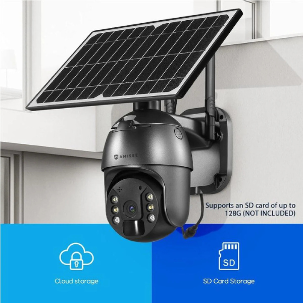 Titre : Caméra de Surveillance Sans Fil Rechargeable HD Étanche – Sécurité Intelligente Jour & Nuit