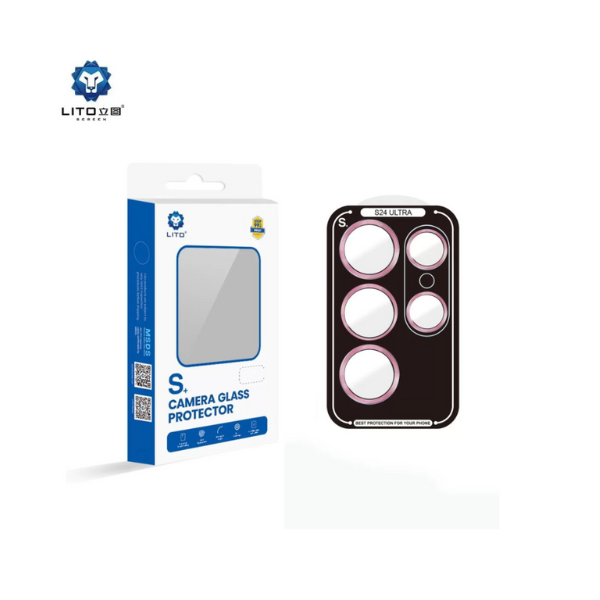 Protection Pour Samsung Galaxy S24 Ultra Lito S+ Verre Trempé Rose, Élégance et Sécurité