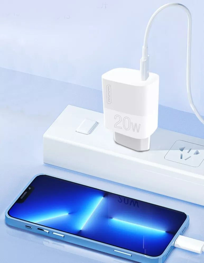 Téte Chargeur WUW C196 USB-C -Blanc