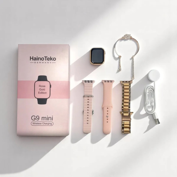 Montre Connectée Haino Teko G9 Mini Rose Gold – Élégance & Fonctionnalités Connectées