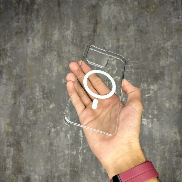 Coque Transparente MagSafe IC pour iPhone — Protection Claire & Compatible Aimant