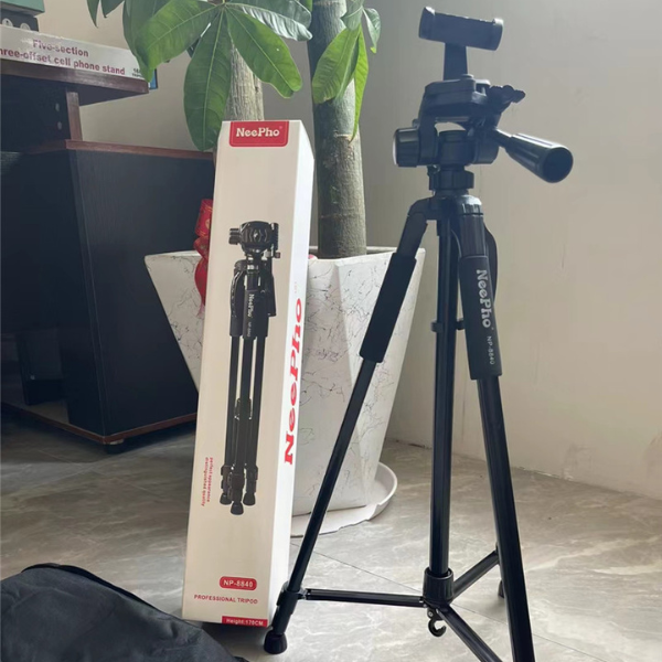 Trépied Neepho NP-8840 — Support photo/vidéo extensible avec télécommande