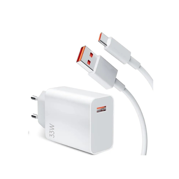 Chargeur Ultra‑Rapide 33W – Recharge Turbo pour Smartphones et Tablettes