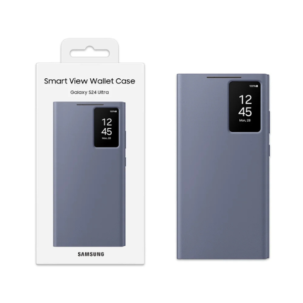 Étui Portefeuille Smart View pour Samsung Galaxy S24 Ultra – Protection & Style