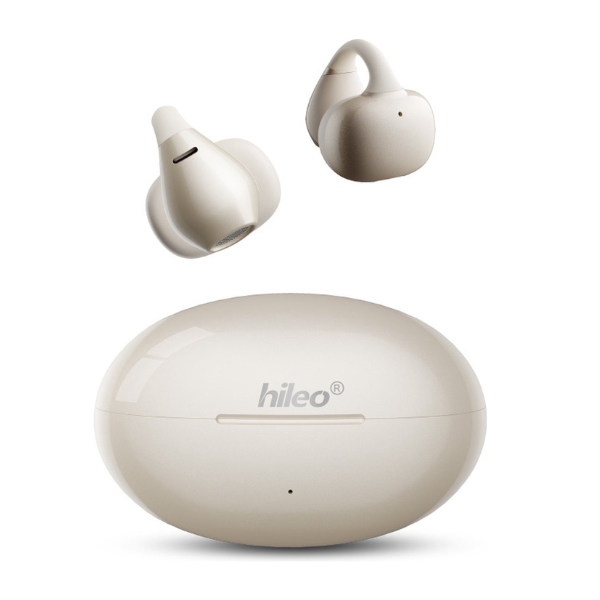 Écouteurs Bluetooth Hileo Hi86 Clip Oreille Sans Fil Haut de Gamme- Blanc