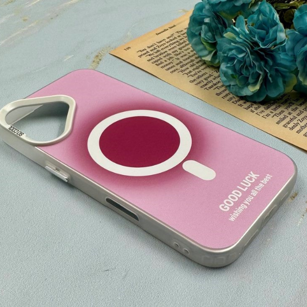 Coque iPhone en Silicone “Good Luck” – Souple, Légère & Antichoc