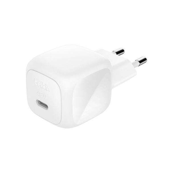 Chargeur USB-C compact 45 W Belkin BoostCharge – charge rapide & sécurité