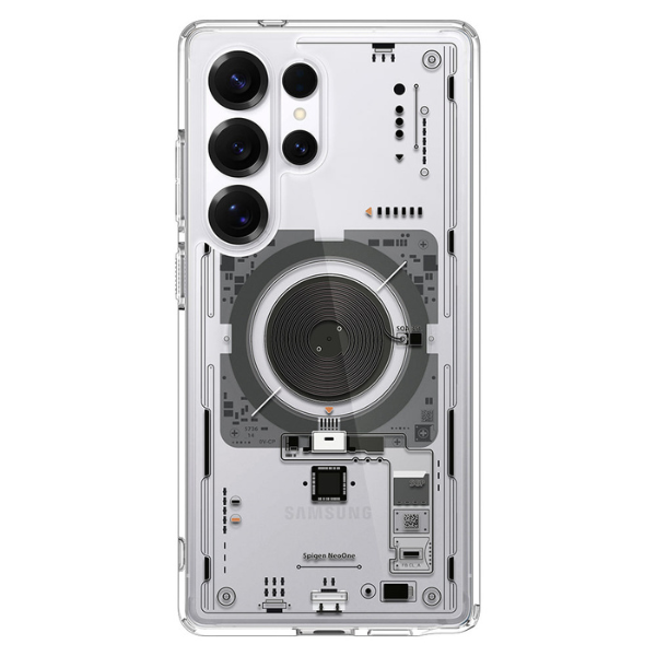 Coque Hybrid Shockproof avec MagSafe pour Samsung Galaxy S25 Ultra – Design Transparent Mat