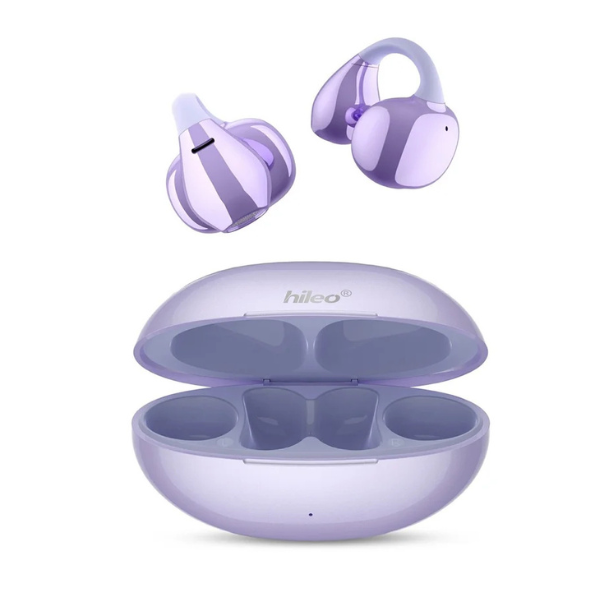 Écouteurs Bluetooth Hileo Hi86 Clip Oreille Sans Fil- Violet