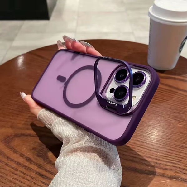 Coque Magnétique Avec Support Pour iPhone – Protection élégante