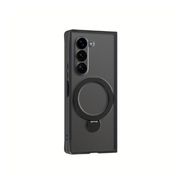 Galaxy Z Fold Case – 360° Invisible Rotating Stand + Wireless-Charging Compatible