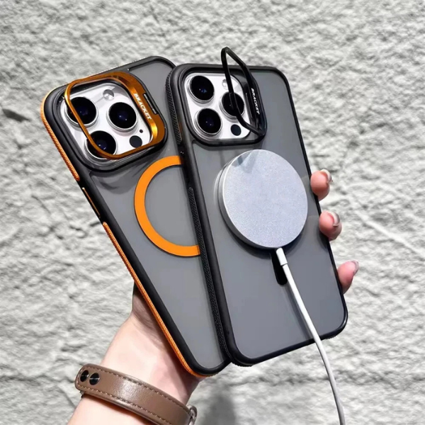 Coque Magnétique Hybrid Shield pour Iphone – Protection camera  & Compatible MagSafe