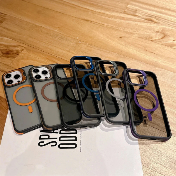 Coque Magnétique Hybrid Shield pour Iphone – Protection camera  & Compatible MagSafe