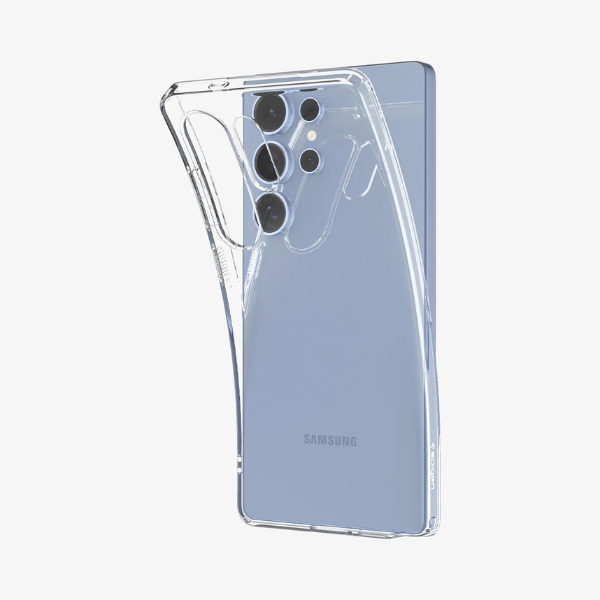 oque Spigen Liquid Crystal pour Galaxy S25 et S25 Plus – Élégance transparente et protection légère