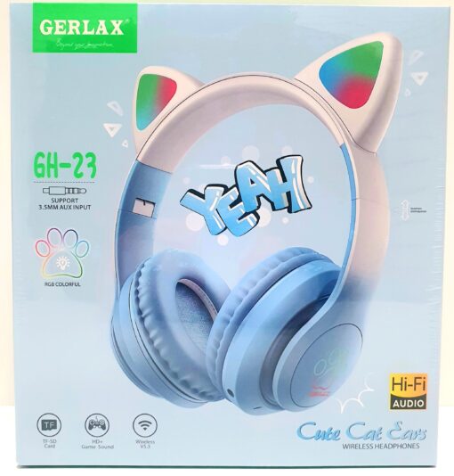 Casque Gerlax GH‑23 Style lumineux, confort et audio immersif