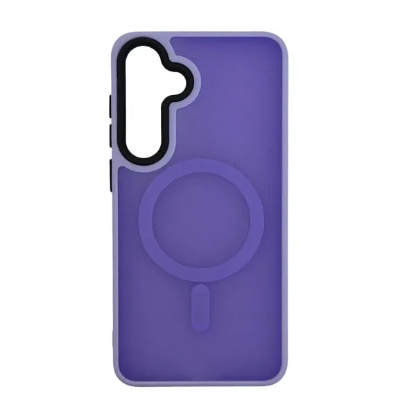 Coque Violet Matte pour Samsung S25 Avec Magsafe