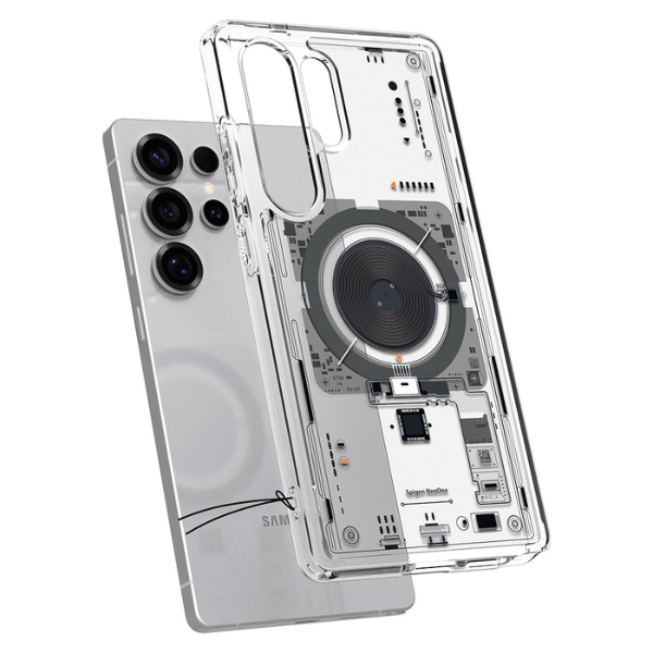 Coque Hybrid Shockproof avec MagSafe pour Samsung Galaxy S25 Ultra – Design Transparent Mat