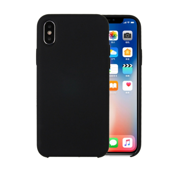 Coque de protection silicone liquide pour iPhone X / XS
